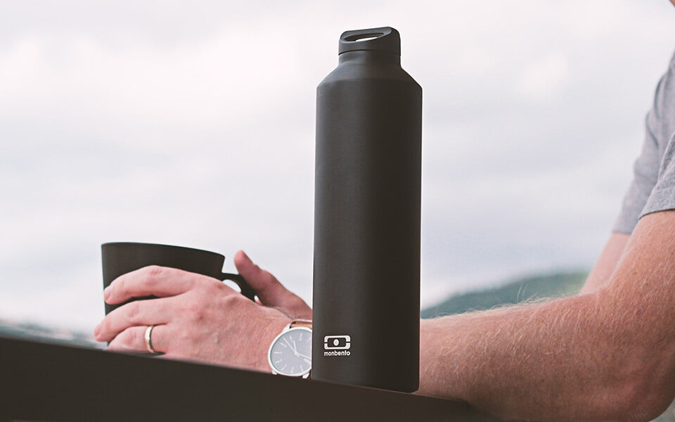 MB不銹鋼茶隔運動瓶-黑色