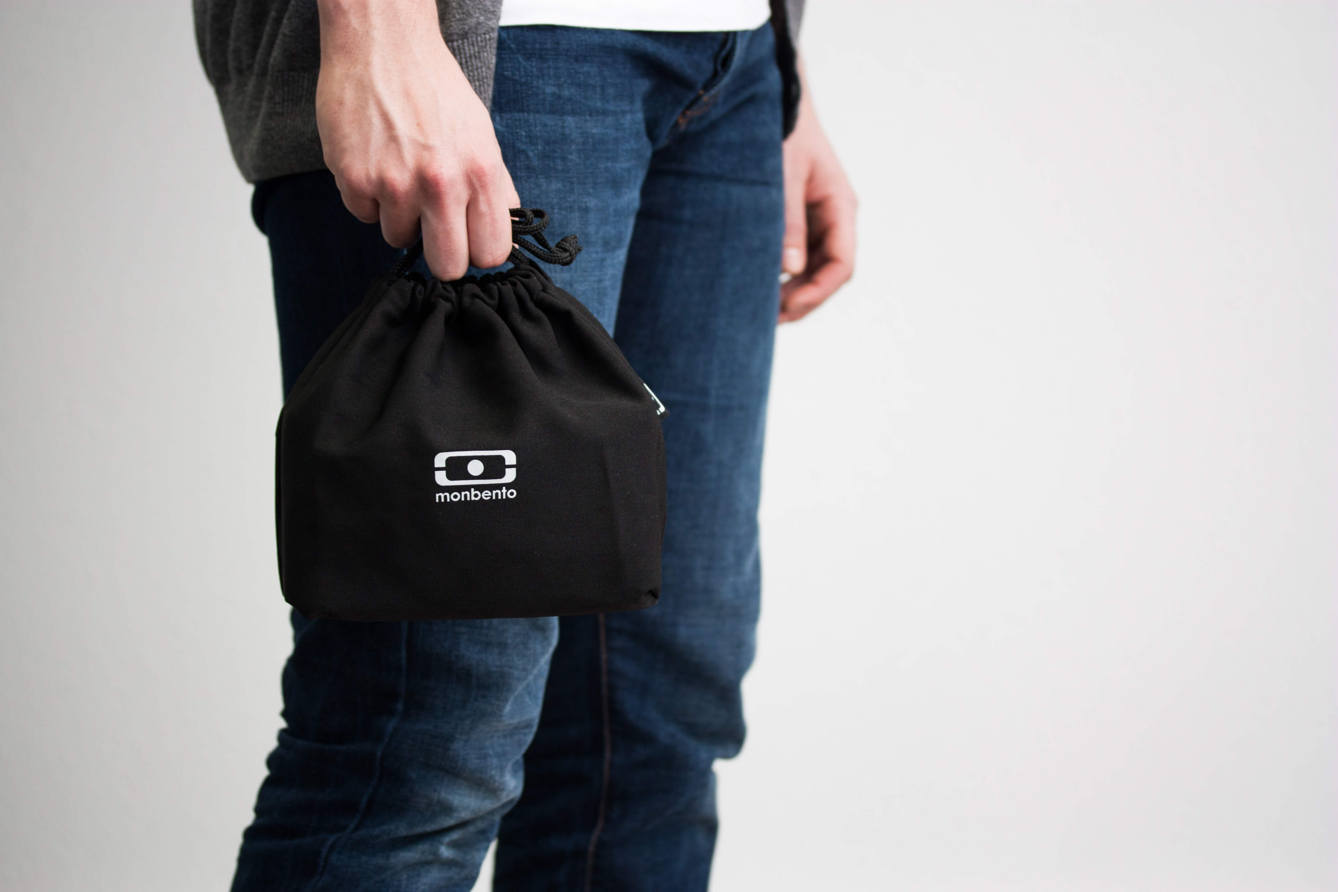 MB便當束口袋-純黑色