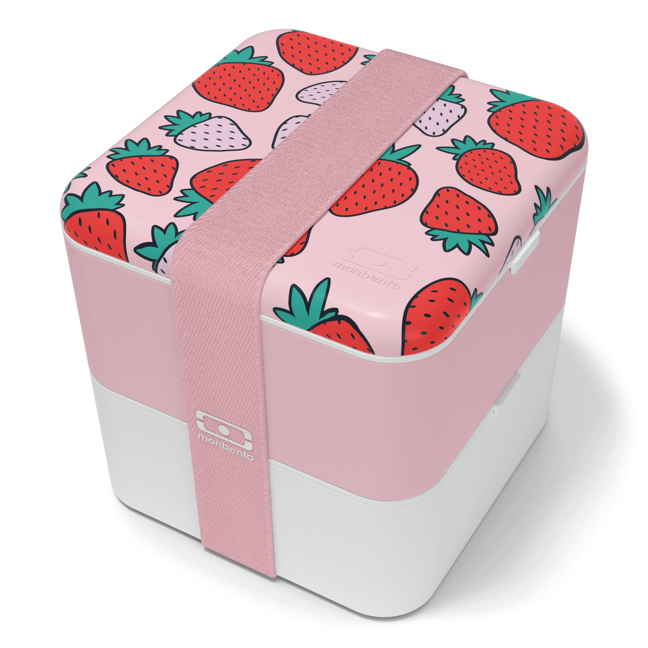 MB原創方形雙層便當盒－芝芝莓莓