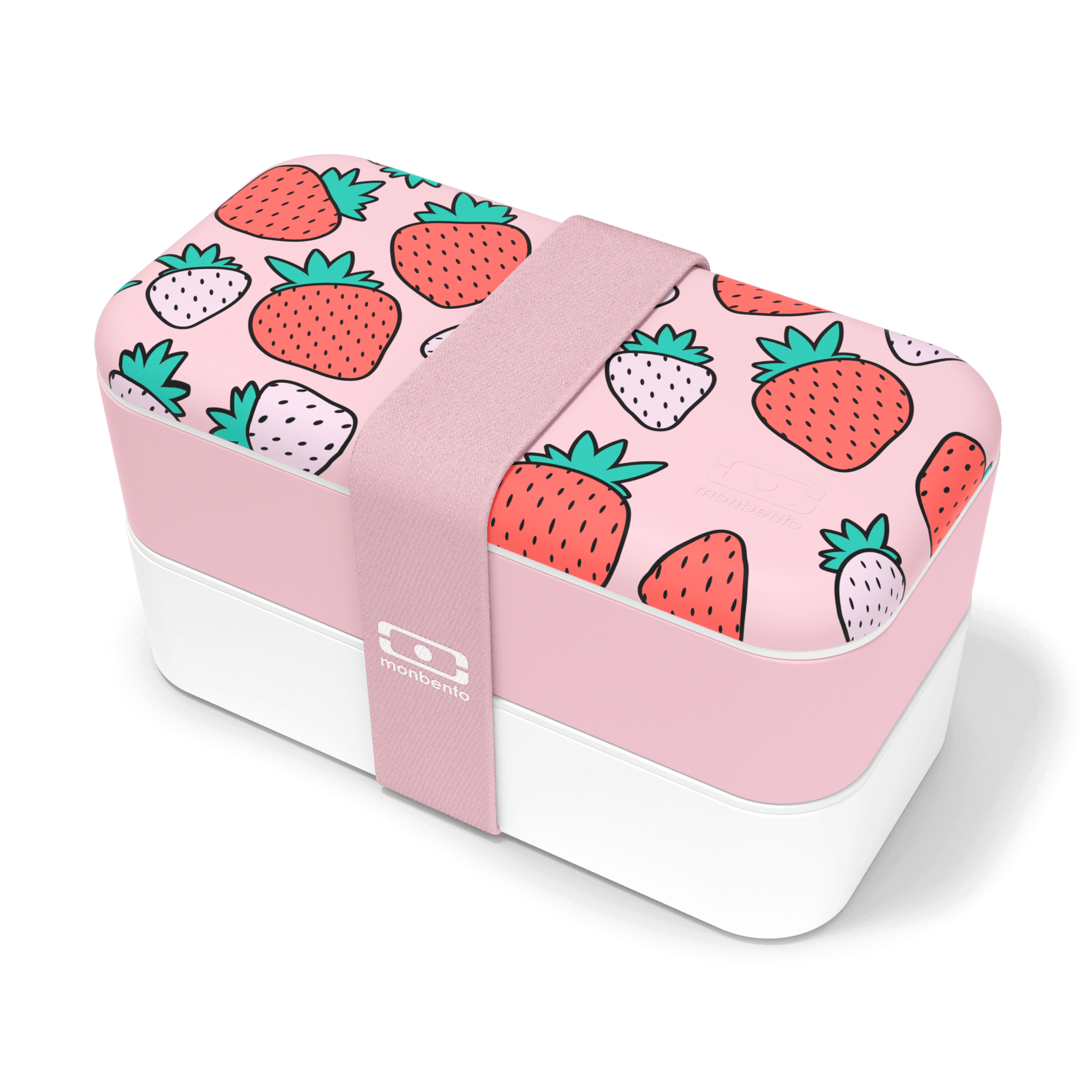 MB原創長方形雙層便當盒－芝芝莓莓